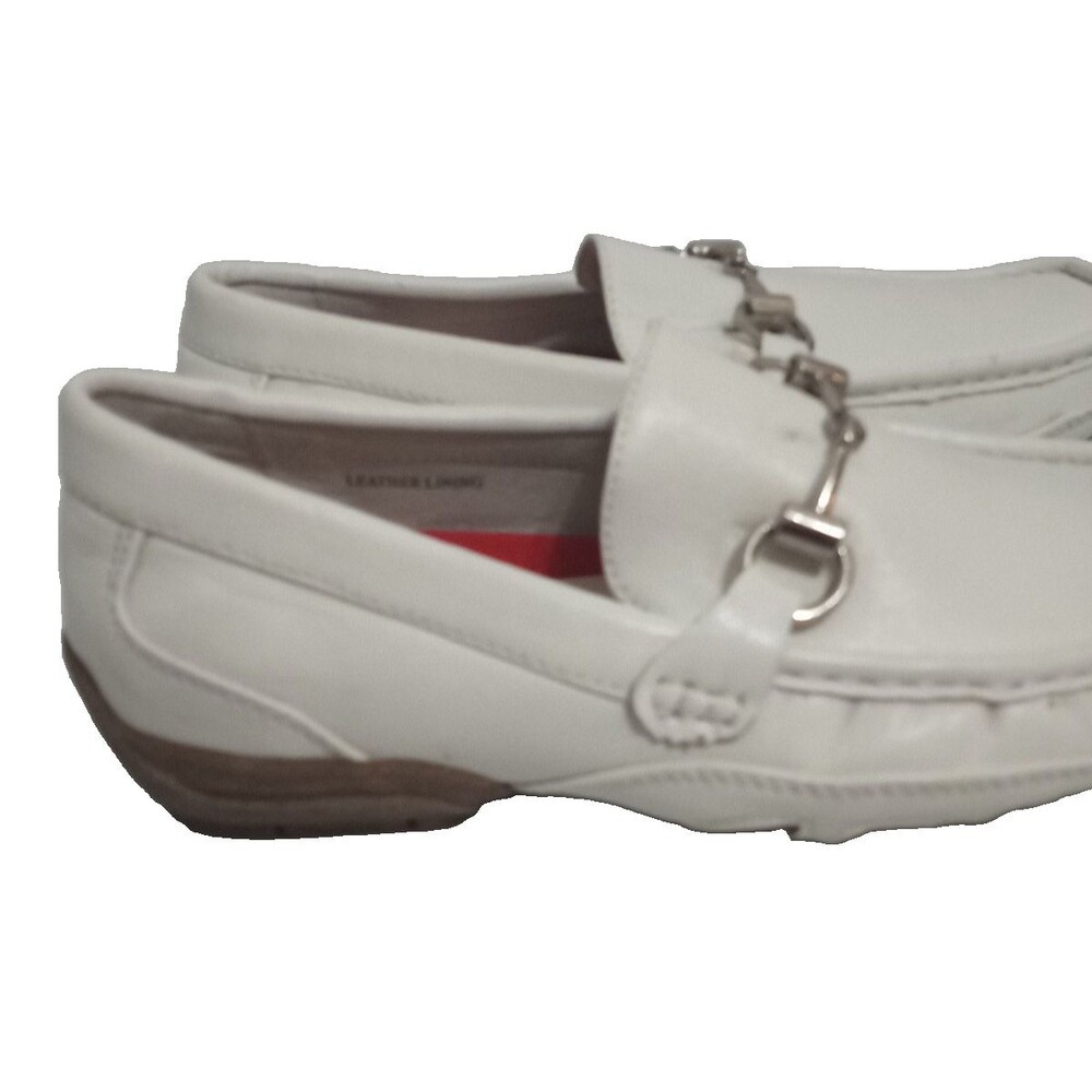 Goodfellas Boys White Driving Moc Loafers Dress Shoes Toddler Size 4 - Picture 14 of 16
